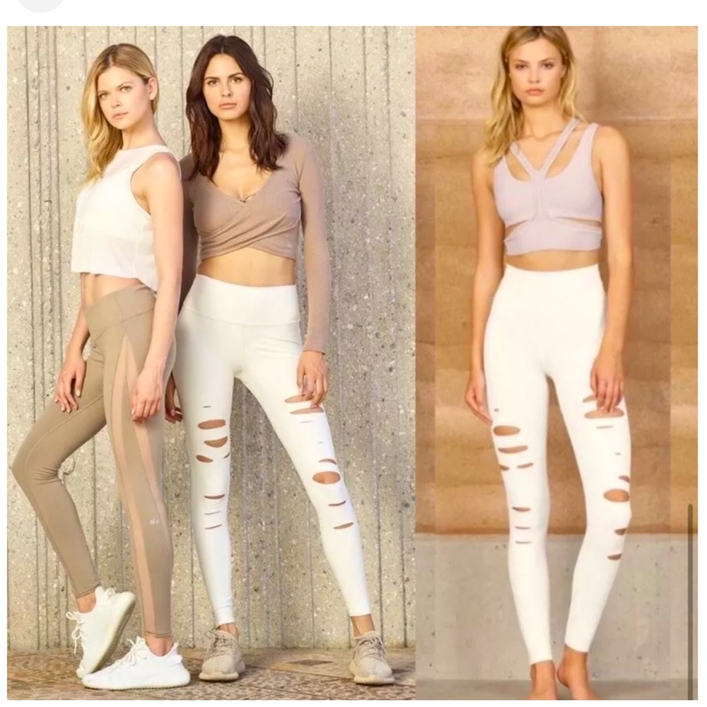 ALO High-Waist Warrior Ripped Legging